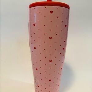 BrüMate Eras 40oz Pink Heart Patterned Tumbler